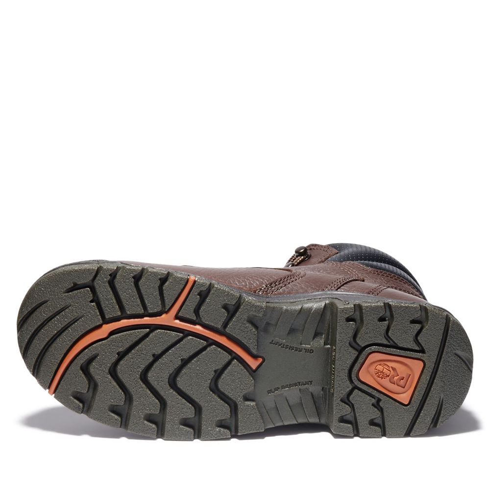 Bocanci De Muncă Timberland Dama Maro Inchis - Pro® Titan® 6\" Alloy Toe - Romania - PTBKME946